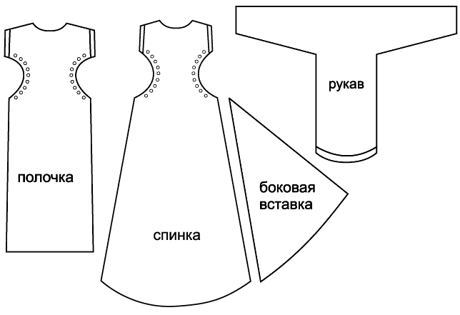 Женское средневековое платье выкройки Женское средневековое платье выкройки