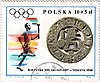 Почтовая марка: XIX Олимпийские игры. Мехико-1968. Год выпуска 1968. Страна: Польша