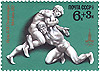Почтовая марка: Игры XXII Олимпиады. Москва-1980. год выпуска 1977