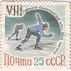 Почтовая марка: VIII Зимние Олимпийские игры. Скво Вэлли-1960